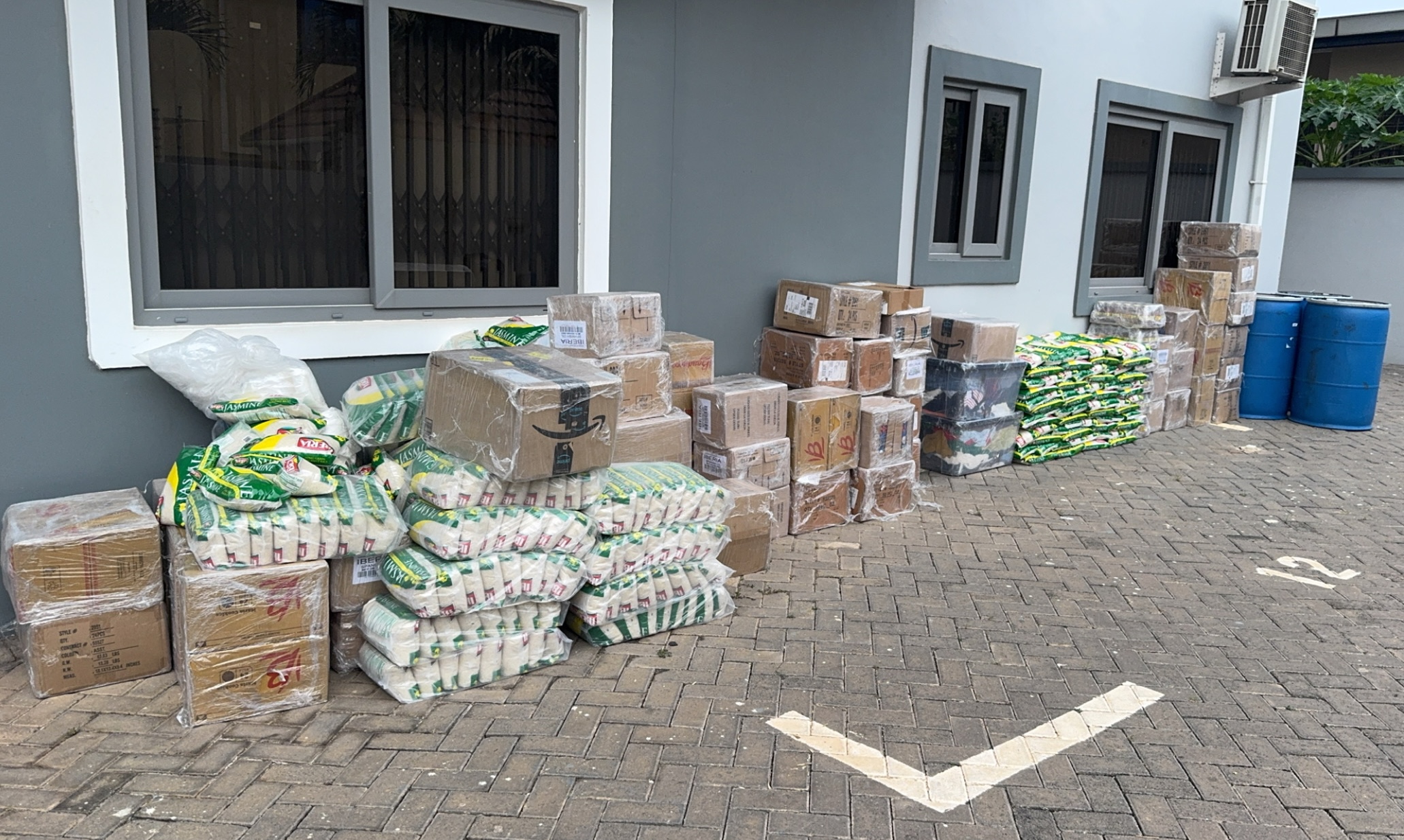 Supplies prepared for outreach distribution